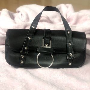 Cute black leather purse